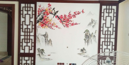彩绘公司带大家看看彩绘在家中是怎样运用的