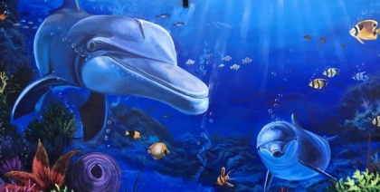 墙绘公司：墙体彩绘在设计的色彩上有哪些需要注意